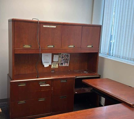 Office Credenza & Desk Disassembly Preparation